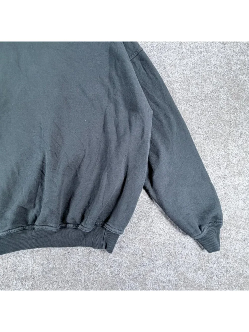Vintage Jerzees‎ Z Class Sweatshirt Mens XL Charcoal Gray W.E.A.U. Embroidered